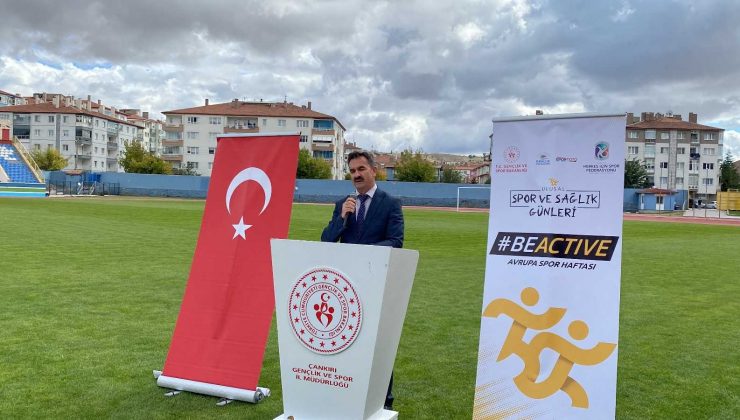 Çankırı’da Avrupa Spor Haftası etkinlikleri