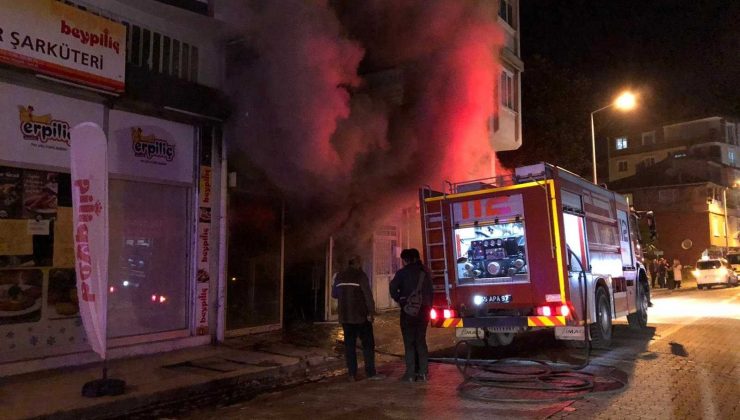 Çarşamba’da yangın