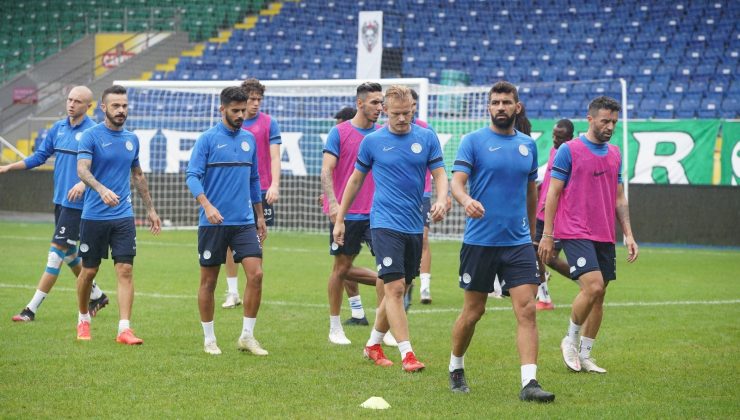 Çaykur Rizespor, Adana Demirspor hazırlıklarını tamamladı