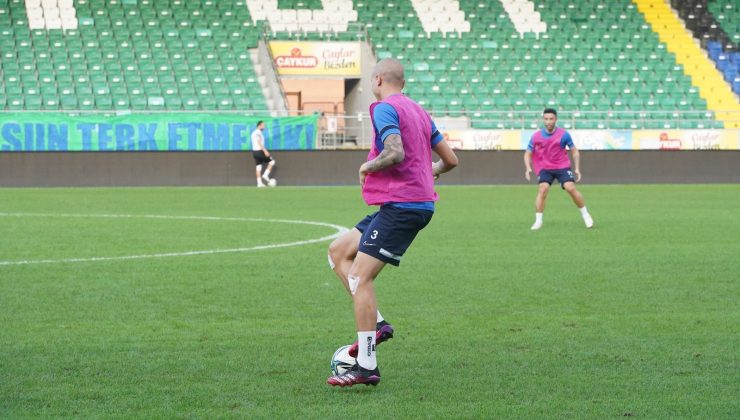 Çaykur Rizespor Altay hazırlıklılarını tamamladı