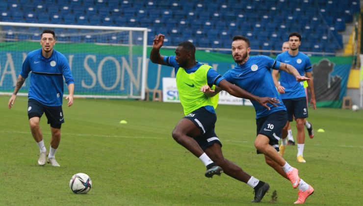 Çaykur Rizespor, Hatayspor hazırlıklarını sürdürdü