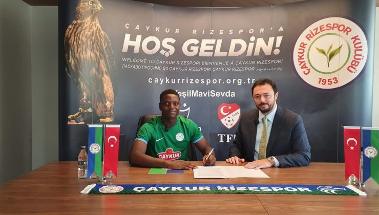 Çaykur Rizespor, Nathan Monzango’yu kiraladı