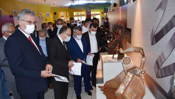 Çelik ve Yaşam Heykel Yarışması’nda dereceye giren eserler görücüye çıktı