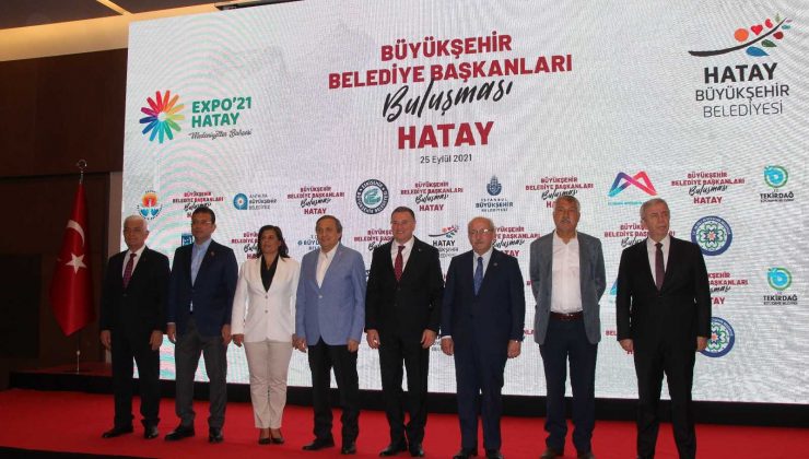 CHP’li büyükşehir başkanları Hatay’da