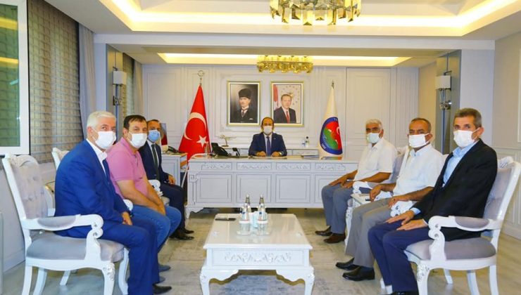 Cizreli mahalle muhtarları Vali Pehlivan ile görüştü