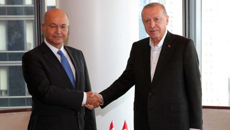 Cumhurbaşkanı Erdoğan, Irak Cumhurbaşkanı Salih ile görüştü