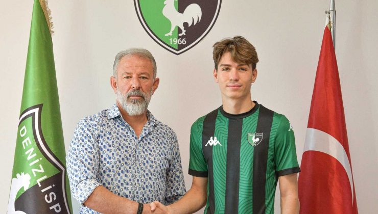 Denizlispor genç yetenek ile profesyonel sözleşme imzaladı