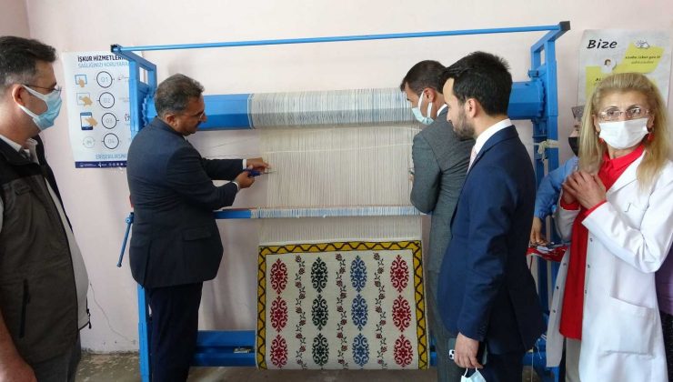 Devlet desteğiyle açılan halı kursları kadınlara umut oluyor