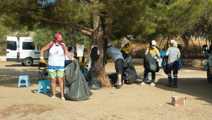Didim’de kıyı temizliği yapıldı