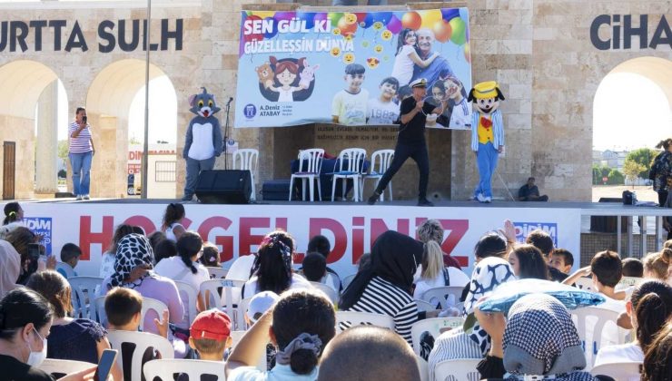 Didimli çocuklar doyasıya eğlendi