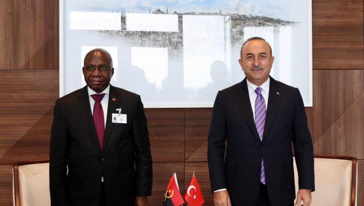 Dışişleri Bakanı Çavuşoğlu, Angola Dışişleri Bakanı Antonio ile görüştü