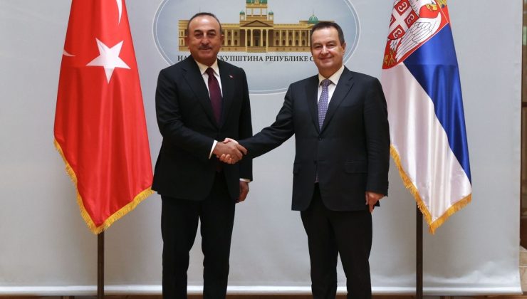 Dışişleri Bakanı Çavuşoğlu, Sırbistan Ulusal Meclisi Başkanı Daçiç ile görüştü