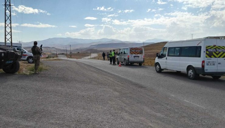 Diyadin’de öğrenci servisleri denetlendi