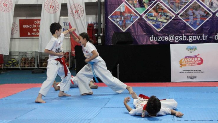 Düzce’de Avrupa Spor Haftası spor etkinlikleriyle başladı