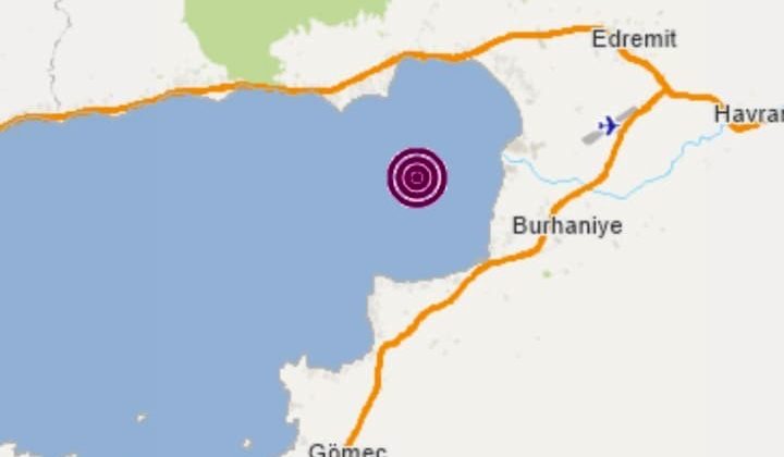 Edremit Körfezi’nde deprem