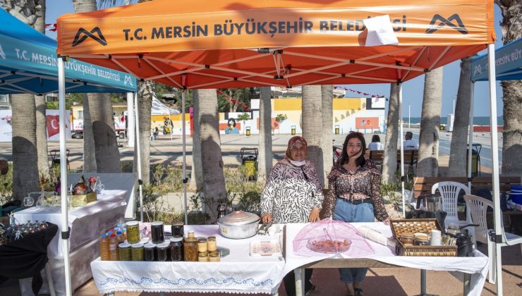 El sanatları ustaları ve kadın üreticiler, büyükşehrin stantlarında buluştu