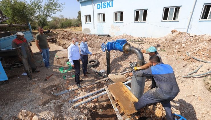 Ergani Hoşan Terfi İstasyonunda daha verimli su üretmesi için çalışma