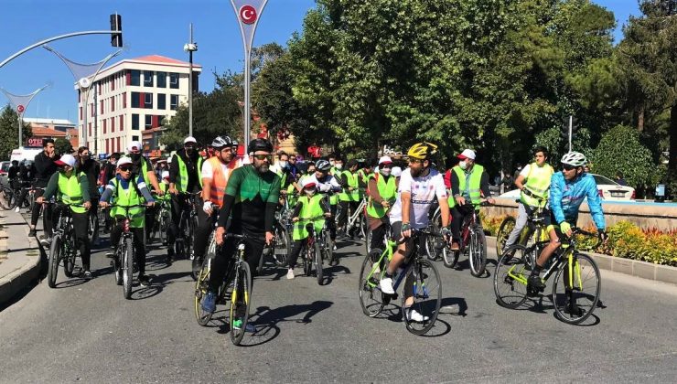Erzincan’da bisiklet turu düzenlendi