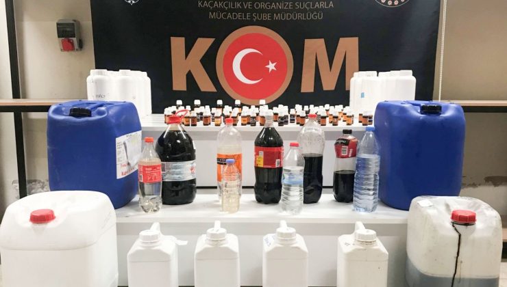 Eskişehir’de araçtan el yapımı alkol çıktı