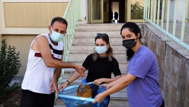 Evlerden toplanan atıklar geri dönüşüme kazandırılıyor