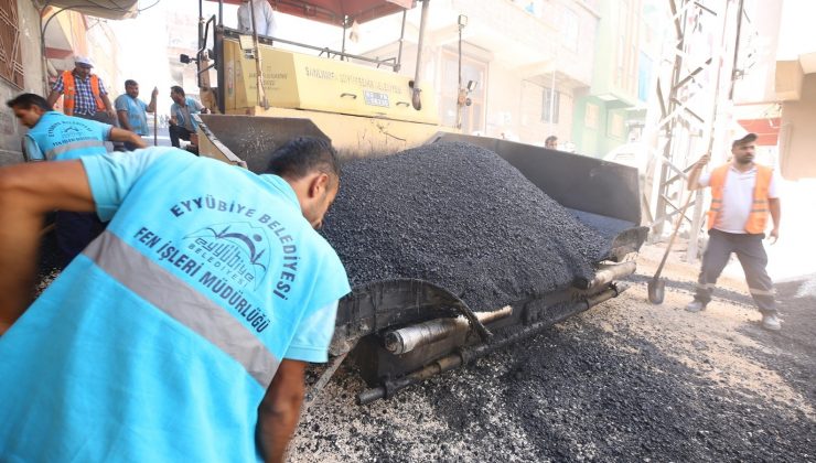 Eyyübiye Belediyesi asfalt atağını sürdürüyor