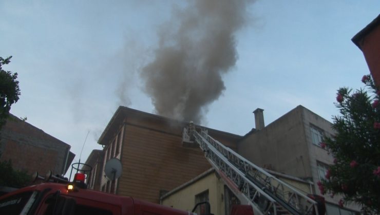 Fatih’te Müşteriler güne yangınla uyandı