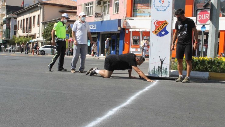 Fenalaşan ve yarışmayı emekleyerek kazanan koşucu, sağlığına kavuştu