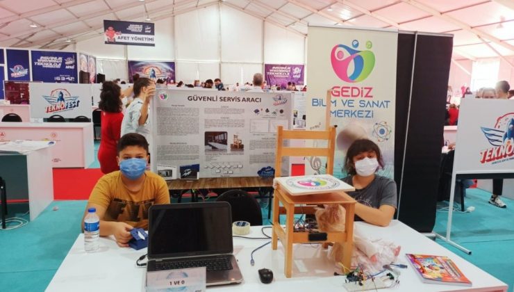 Gediz BİLSEM öğrencileri, Teknofest 2021 finallerine katıldı