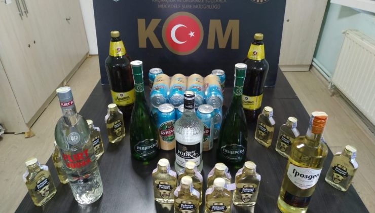 Gelibolu’da kaçak içki operasyonu