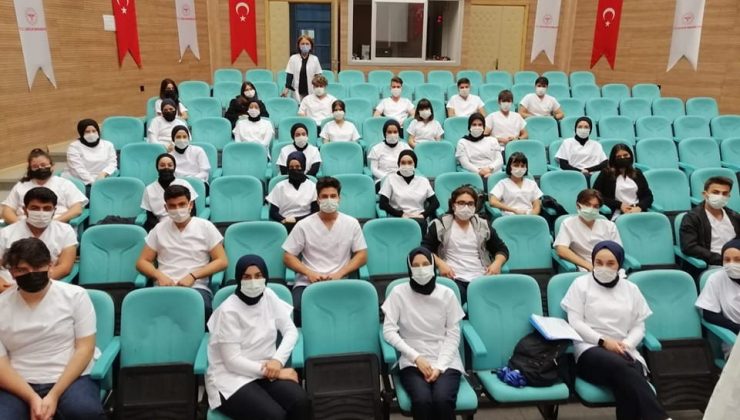 Genç öğrencilere iş sağlığı eğitimi verildi