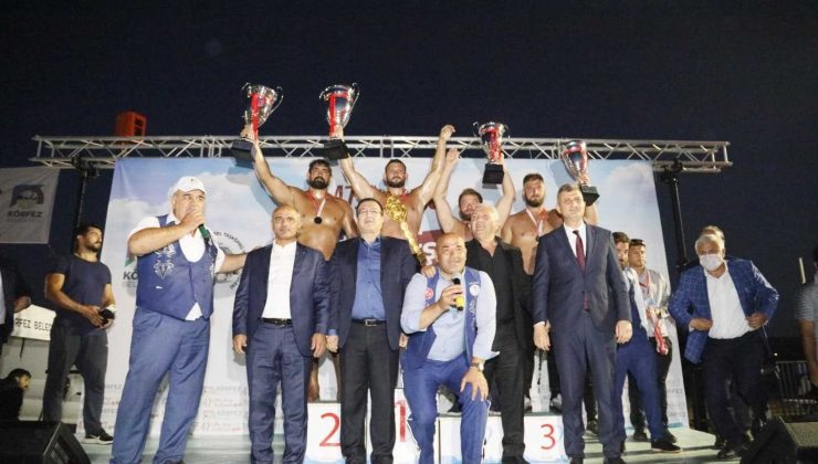 Güreş festivalinin birincisi belli oldu