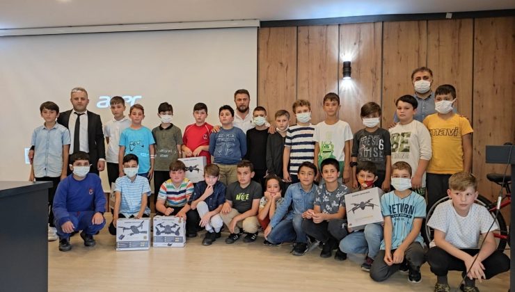 Hafız adayları bisikletlerine kavuştu