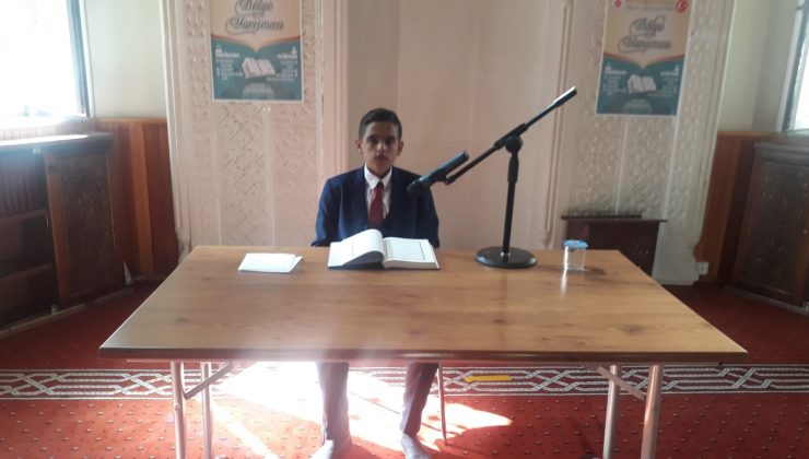 Hakkarili Fırat Kur’an-ı Kerim’ de birinci oldu