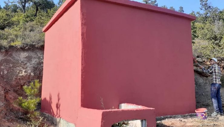 Hanönü köylerinin içme suyu depoları onarılıyor