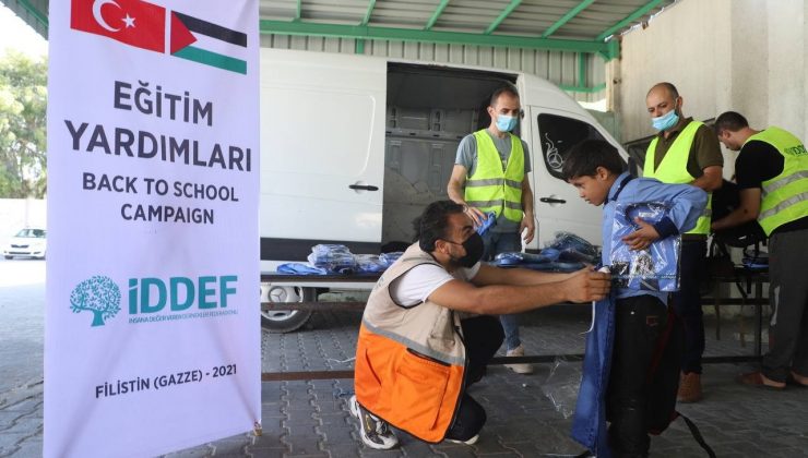 İDDEF’ten öğrencilere eğitim seti desteği