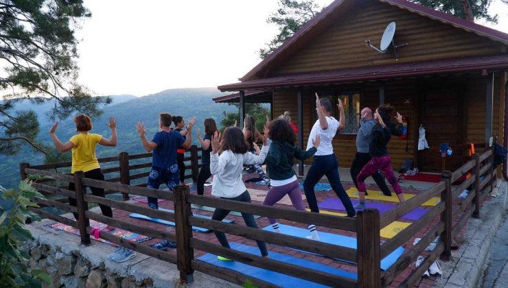 Ihlamur Teras’ta yoga kampı ilgi gördü