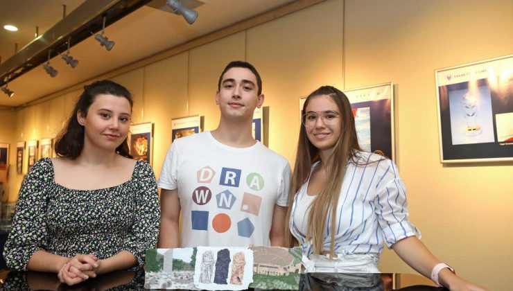 İklim bilincini artırmak için geri dönüşüm kartpostalları tasarladılar