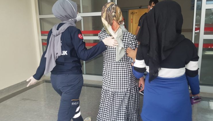 İncir toplarken merdivenden düşen kadın yaralandı