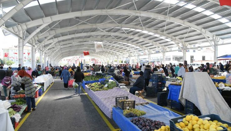 Isparta’da bir mahalleye daha kapalı pazar yeri