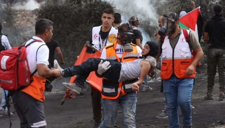 İsrail askerlerinden Nablus’ta Filistinlilere sert müdahale: 217 yaralı