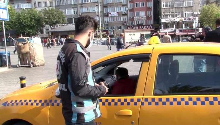İstanbul’da taksi denetimi: 4 araç trafikten men edildi