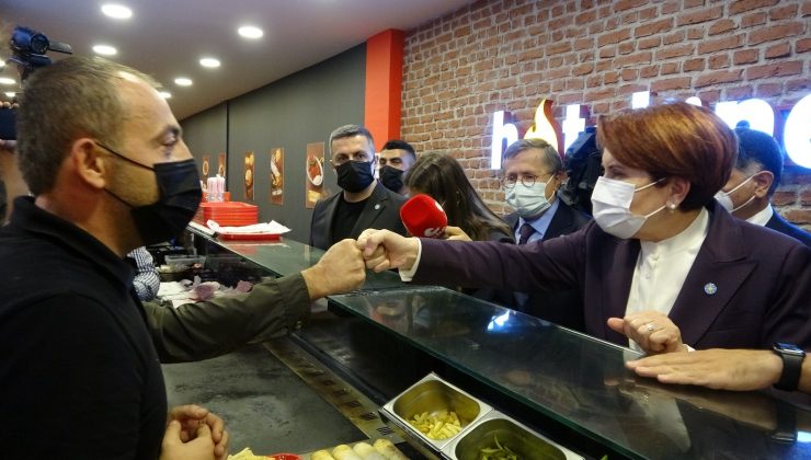 İYİ Parti Genel Başkanı Akşener, Ardahan’da esnafı ziyaret etti