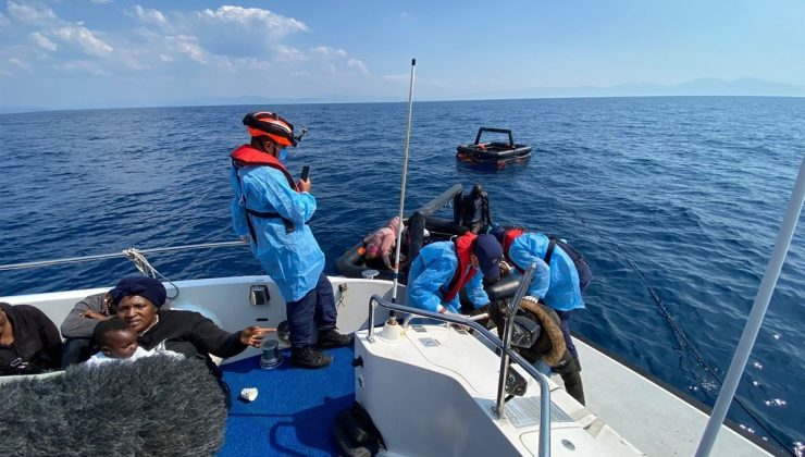İzmir açıklarında 28 düzensiz göçmen kurtarıldı