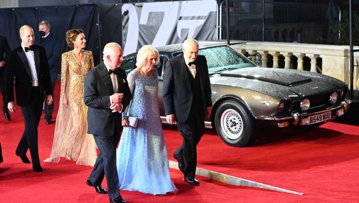 James Bond’un “No Time to Die” galasında Kraliyet rüzgarı esti