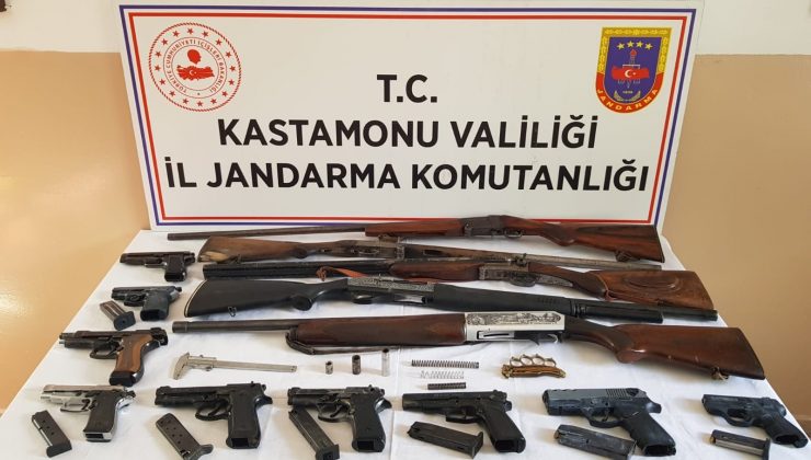 Jandarma ekiplerinden kaçak silah operasyonu