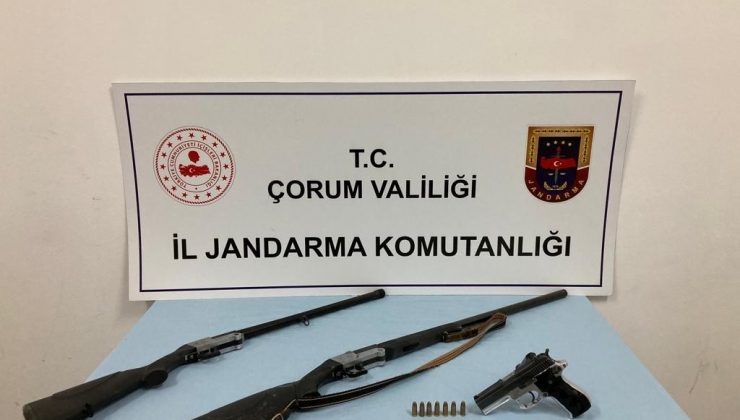 Jandarma’dan ruhsatsız silah operasyonu