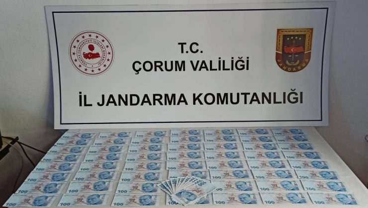 Jandarmadan sahte para operasyonu