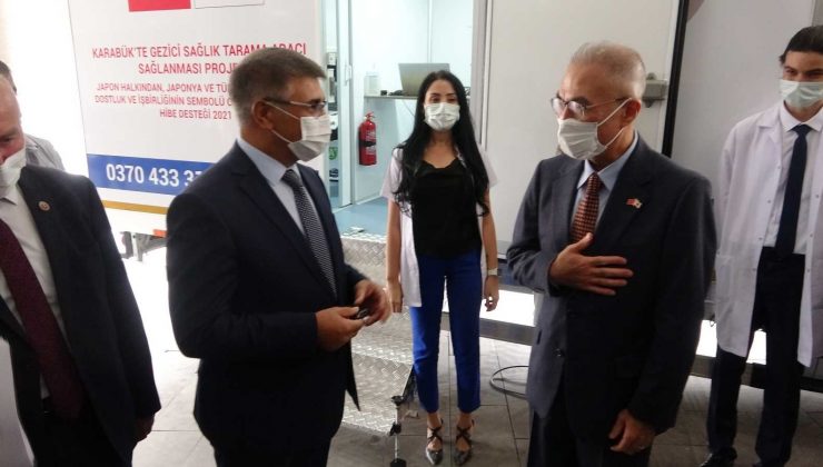 Japonya’dan Karabük’e gezici sağlık aracı hibe edildi