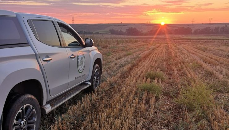 Avladığı bıldırcınlarla suçüstü yakalandı