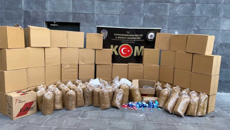 Kahramanmaraş’ta kaçakçılık operasyonu